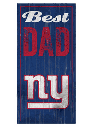 New York Giants Best Dad Sign