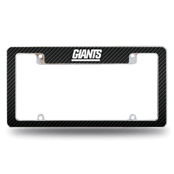 New York Giants Black 12" x 6" Chrome All Over Automotive License Plate Frame