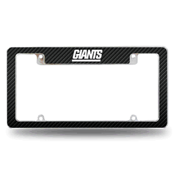 New York Giants Black 12" x 6" Chrome All Over Automotive License Plate Frame for Car/Truck/SUV