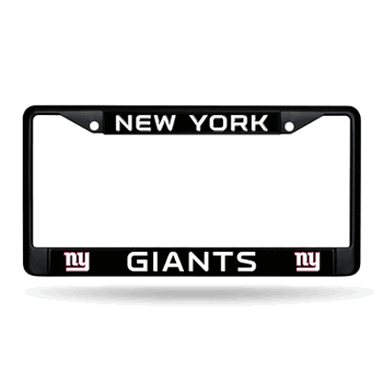 New York Giants  Black Chrome Frame with Plastic Inserts 12