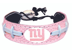 New York Giants Bracelet Pink Football CO