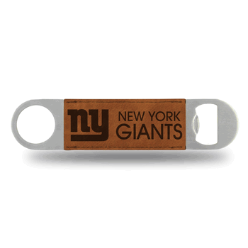 New York Giants Brown Laser Engraved Bar Blade