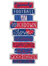 New York Giants Celebrations Stack 24" Sign