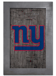 New York Giants City Map 11x19 Sign