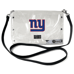 New York Giants Clear Envelope Purse STRAP