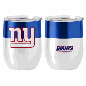 New York Giants Colorblock 16oz Stainless Curved Beverage