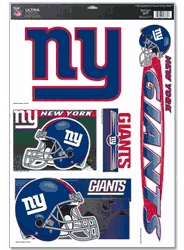 New York Giants Decal 11x17 Ultra