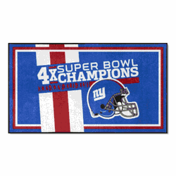 New York Giants Dynasty 3ft. x 5ft. Plush Area Rug