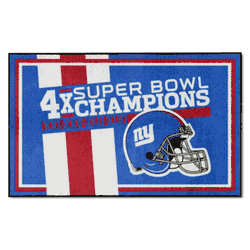 New York Giants Dynasty 4ft. x 6ft. Plush Area Rug