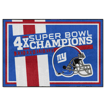 New York Giants Dynasty 5ft. x 8ft. Plush Area Rug