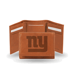 New York Giants  Embossed Genuine Leather Tri-Fold