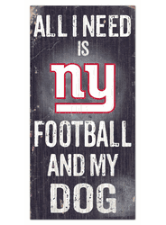 New York Giants Football and My Dog Sign