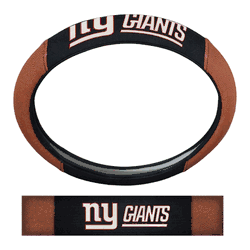 New York Giants Football Grip Steering Wheel Cover 15" Diameter