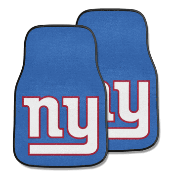New York Giants Front Carpet Car Mat Set - 2 Pieces