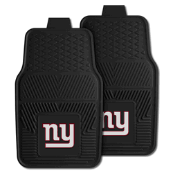 New York Giants Heavy Duty Car Mat Set - 2 Pieces