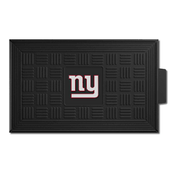 New York Giants Heavy Duty Vinyl Medallion Door Mat - 19.5in. x 31in.
