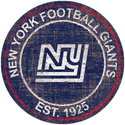 New York Giants Heritage Logo Round Sign