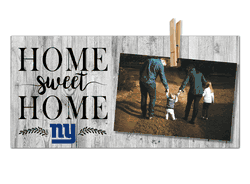 New York Giants Home Sweet Home Clothespin 6x12