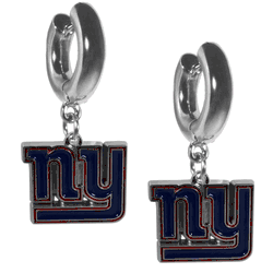 New York Giants Huggie Hoop Earrings