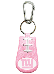 New York Giants Keychain Pink Football CO