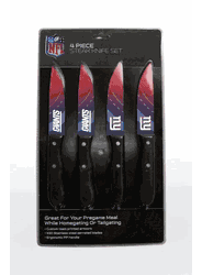 New York Giants Knife Set - Steak - 4 Pack