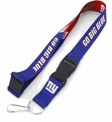 New York Giants Lanyard Breakaway Style Slogan Design