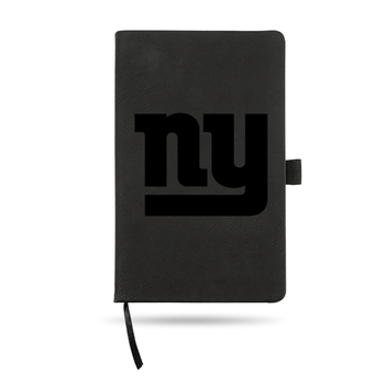 New York Giants Black - Primary Laser Engraved Small Notepad