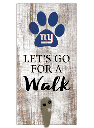 New York Giants Leash Holder 6x12 Sign