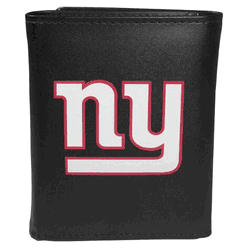 New York Giants Leather Tri-fold Wallet, Large Logo