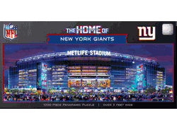 New York Giants NFL 1000pc Panoramic Puzzle - Stadium