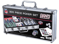 New York Giants NFL 300pc Poker Set