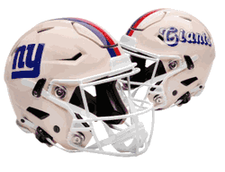 New York Giants NFL Full Size SPEEDFLEX Authentic Speed Football Helmet RETRO