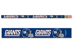 New York Giants Pencil 6 Pack