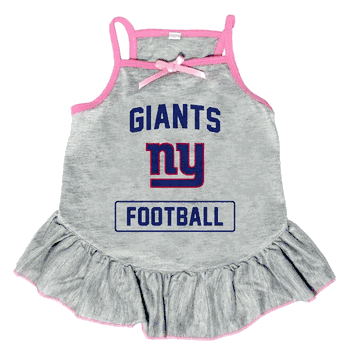 New York Giants Pet Dress Grey Type XLarge