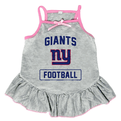 New York Giants Pet Dress Grey Type XSmall