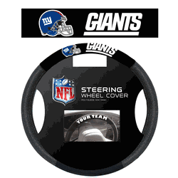 New York Giants Poly-Suede Steering Wheel Cover