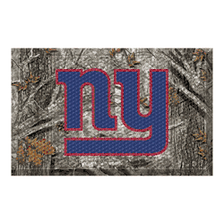 New York Giants Rubber Scraper Door Mat Camo