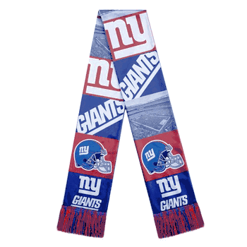 New York Giants Scarf Printed Bar Design