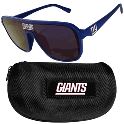New York Giants Shield Sunglasses with Case