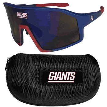New York Giants Shield Sunglasses with Case