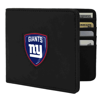 New York Giants Shield Wallet - Black