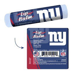 New York Giants Smooth Mint SPF 15 Lip Balm