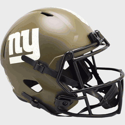 New York Giants Speed Replica Full Size Football Helmet SALUTE TO SERVICE