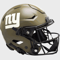 New York Giants SpeedFlex Full Size Football Helmet SALUTE TO SERVICE