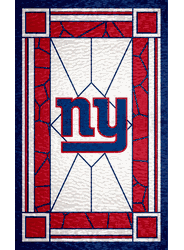 New York Giants Stained Glass 11x19 Wood Sign