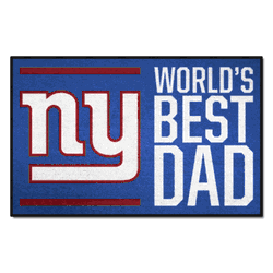 New York Giants Starter Mat Accent Rug - 19in. x 30in. World's Best Dad Starter Mat