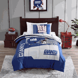 New York Giants Status Bed In A Bag Twin