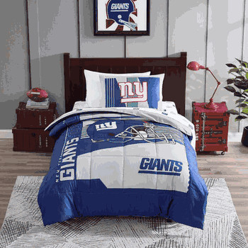 New York Giants Status Bed In A Bag Twin