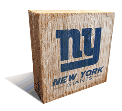 New York Giants Team Logo Block 6X6