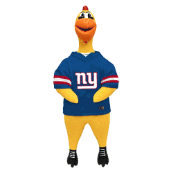 New York Giants Team Rubber Chicken Toy